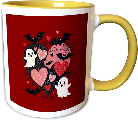 Spooky & Sweet Valloween Friendly Cartoon Ceramic Mug