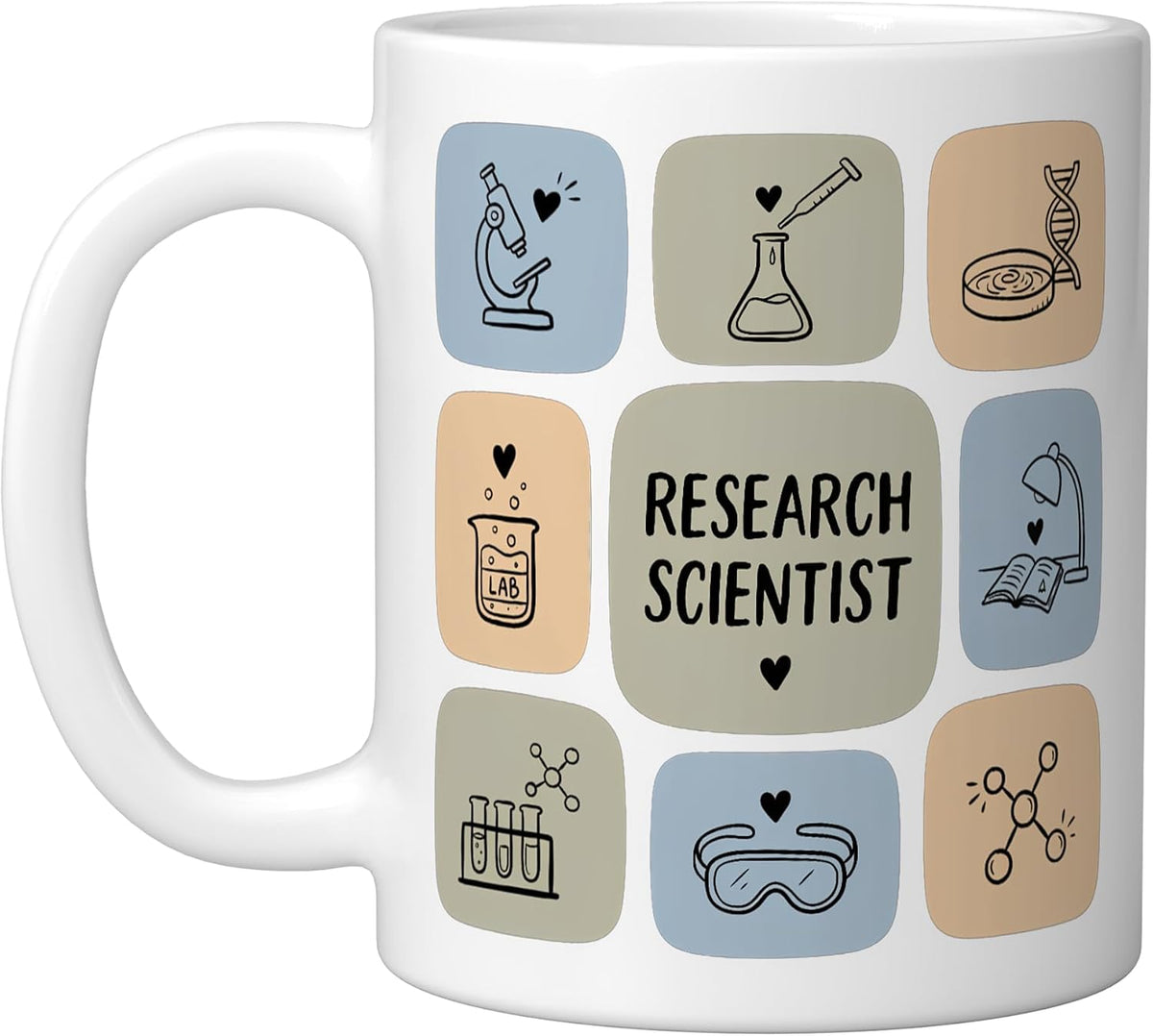 Research Scientist Researcher Science Investigator Ceramic Mug