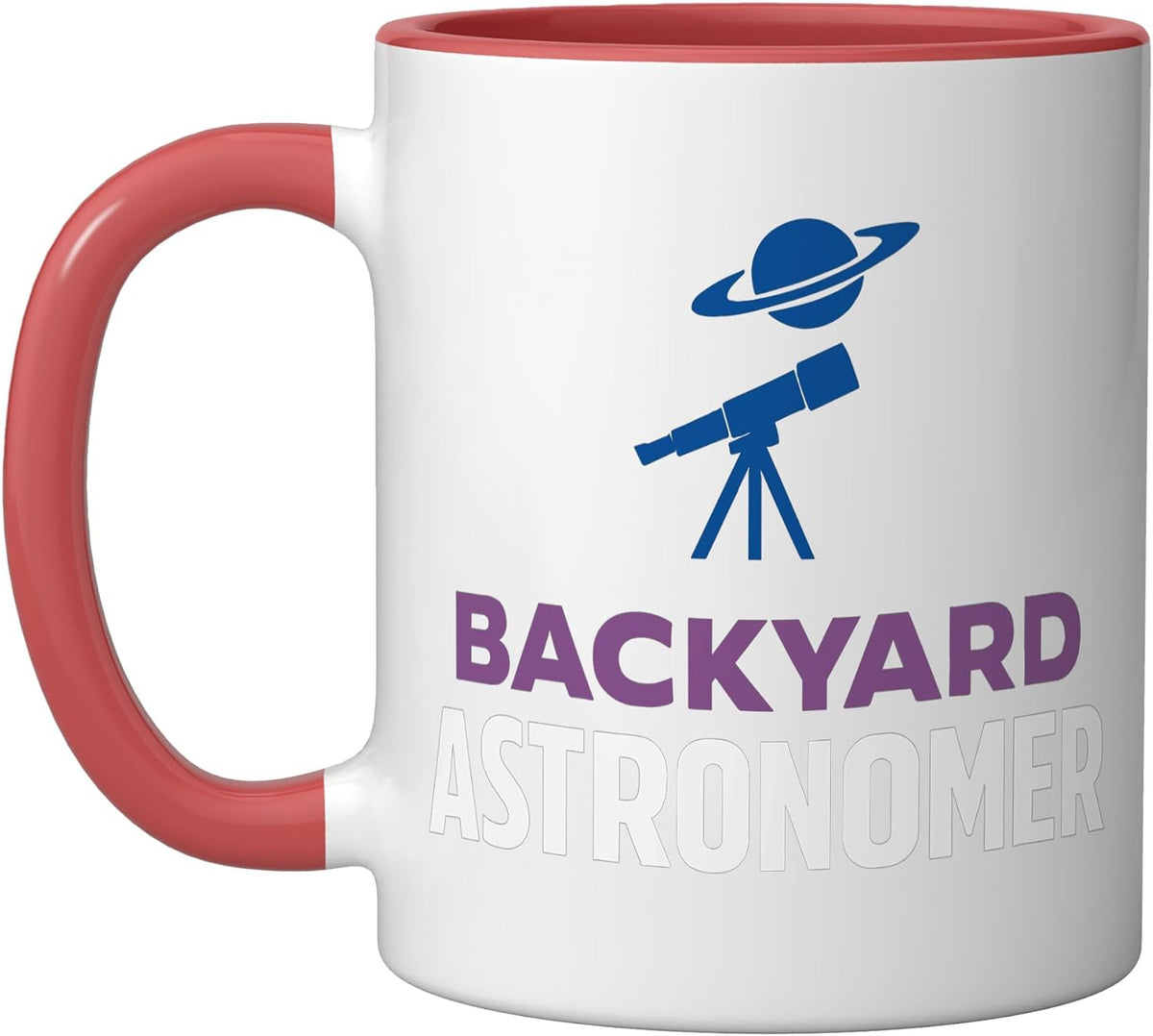 Planetary Observer Telescope Astronomy Amateur Astronomer Ceramic Mug