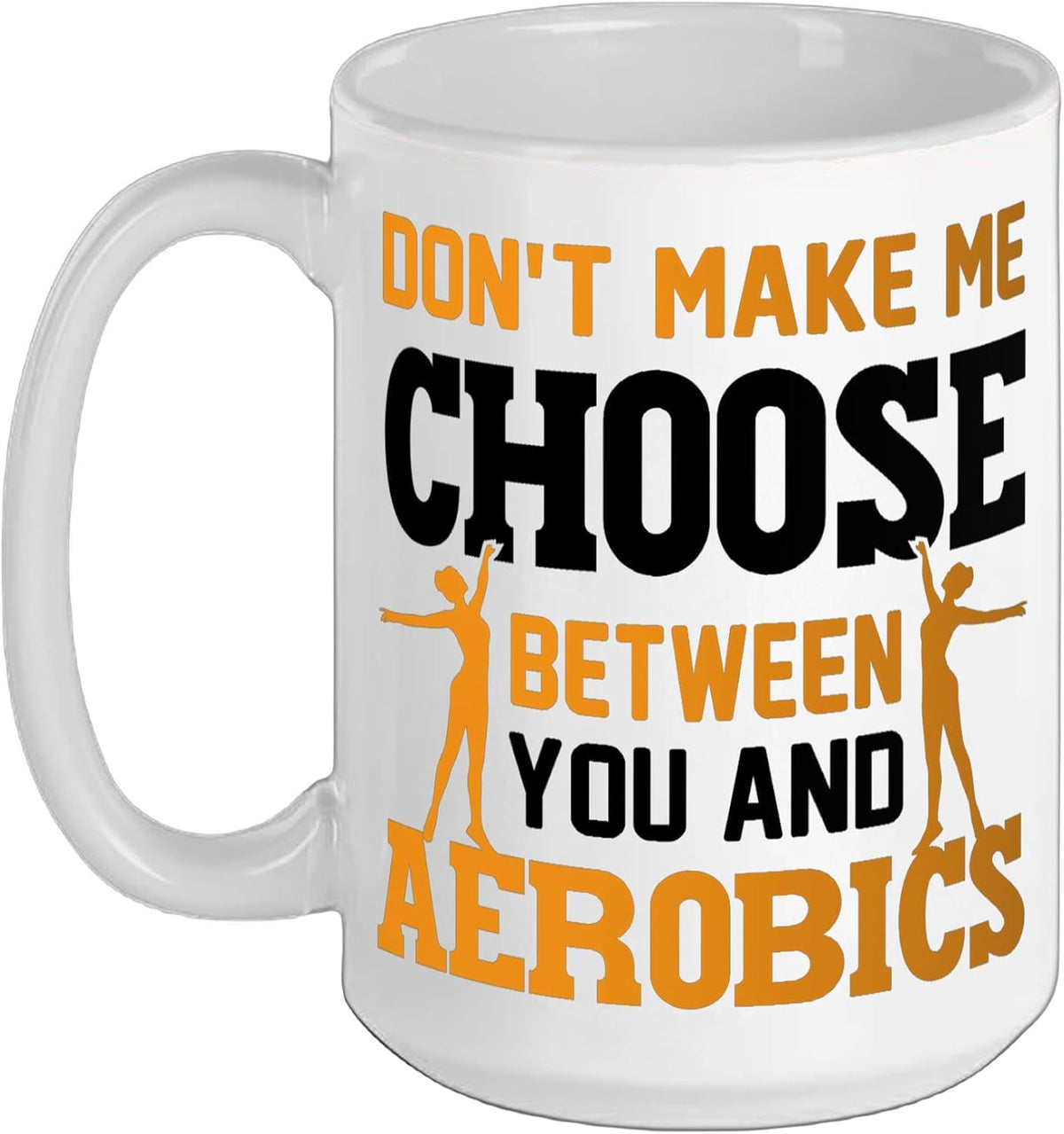 Aerobics Fitness Women Gymnastic Aerobic Ceramic Mug