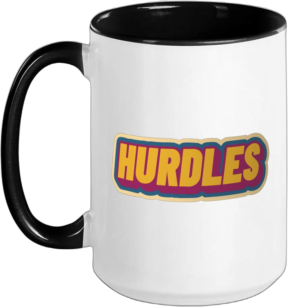 Retro Color Hurdles - Fun For Hurdle Runners Ceramic Mug