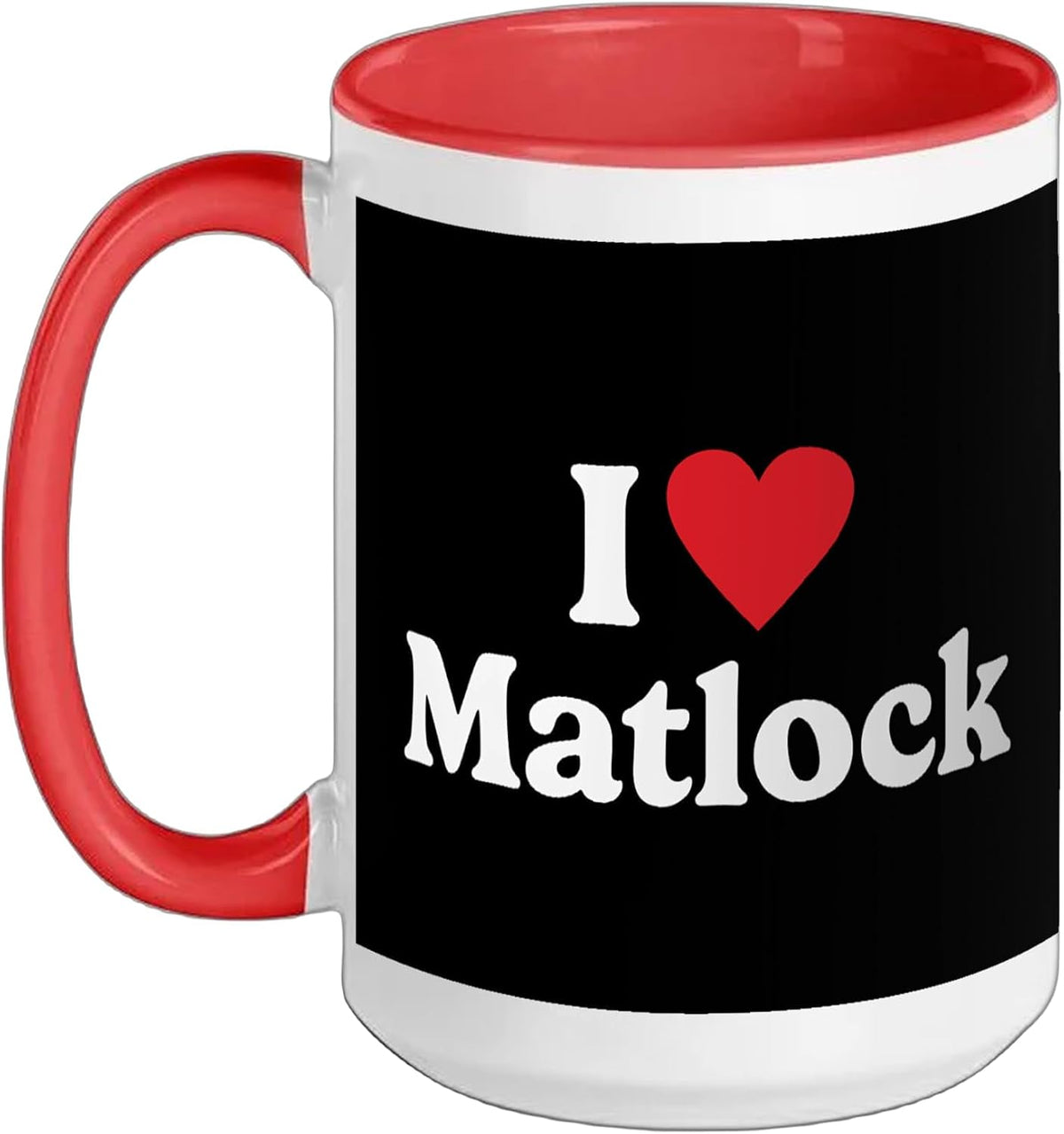 I Love Matlock Ceramic Mug