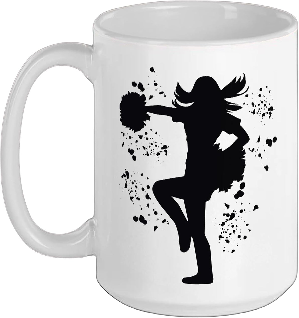Cheerleader Girl Cheer Mom Love Cheerleading Ceramic Mug