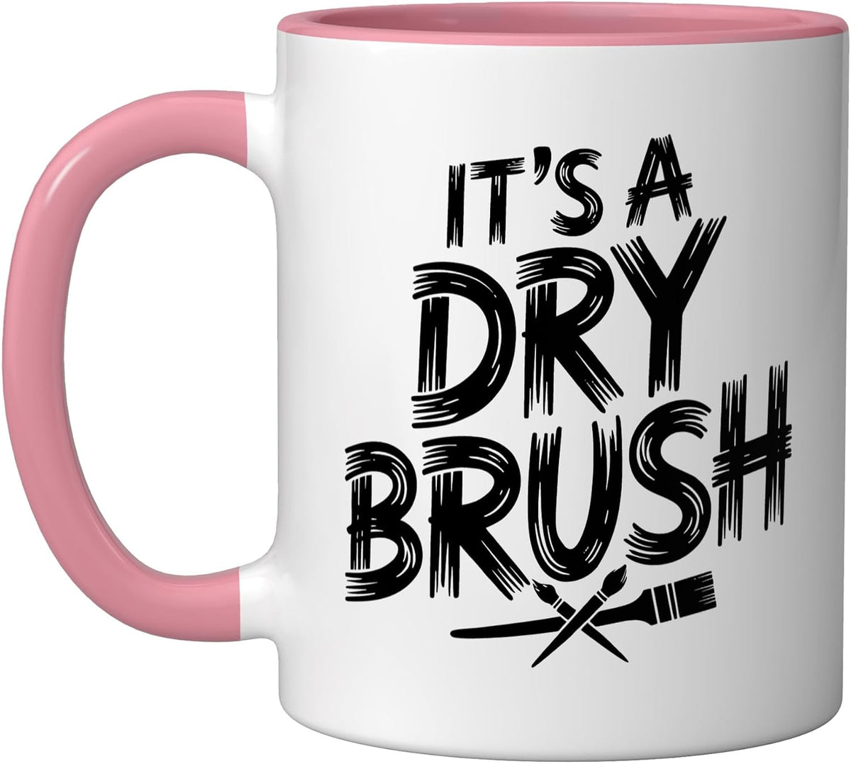 Miniature Painter Dry Brush Technique Humor Identity Ceramic Mug