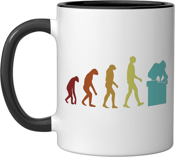 Poker Evolution Texas Holdem Poker Hands Player Poker Ceramic Mug