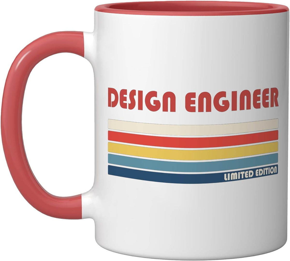 Design Engineer Retro Badge Limited Edition Ceramic Mug