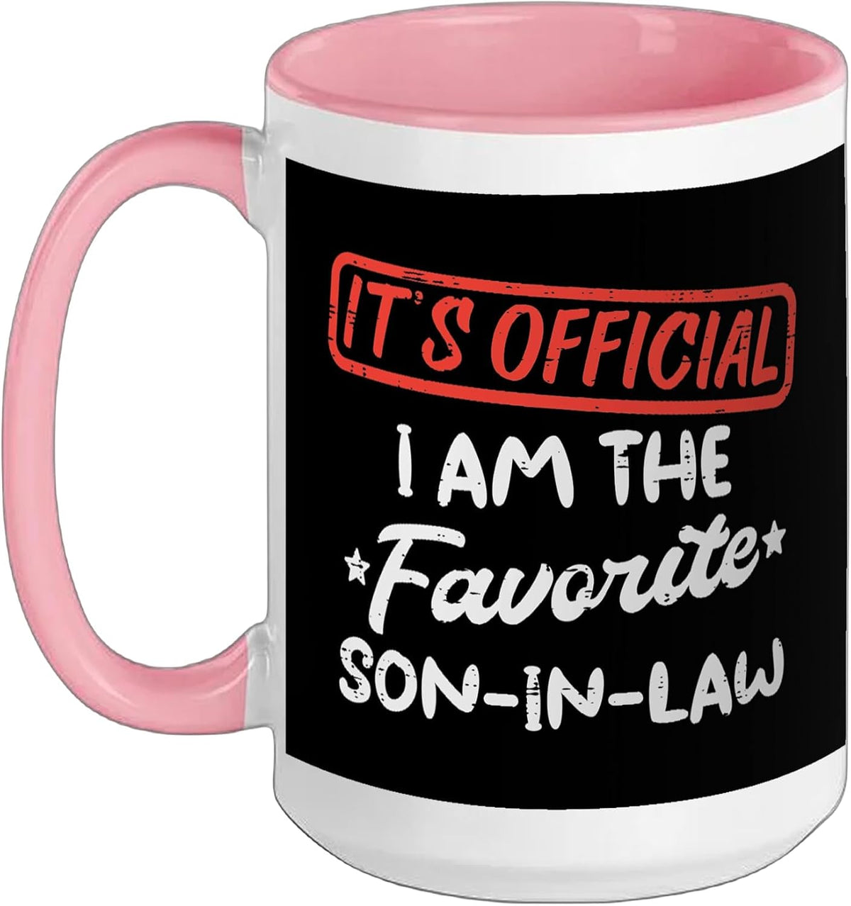 Official Favorite Son In Law Marriage Engagement Family Ceramic Mug