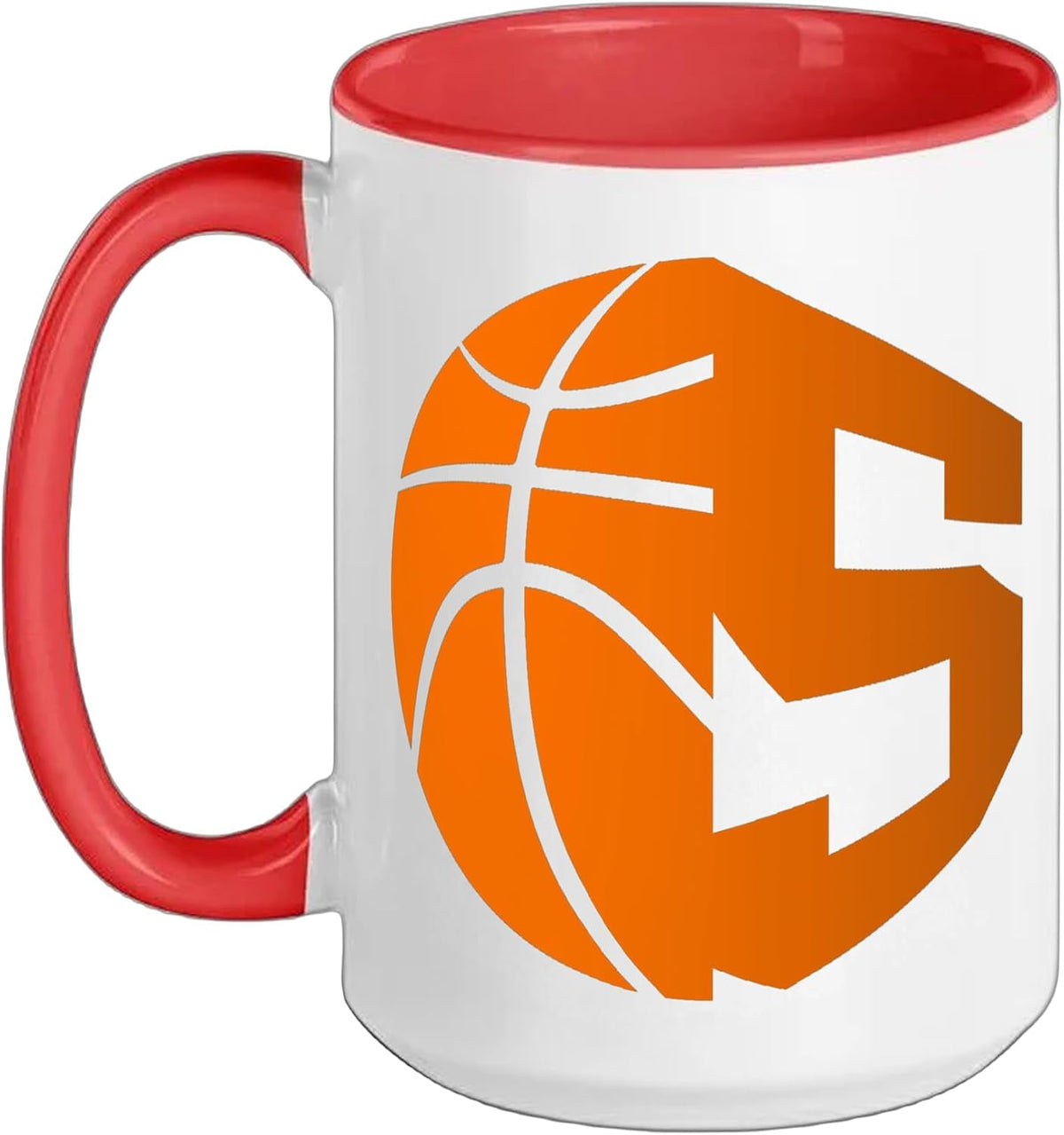 Number 5 Years Basketball 5th Birthday Ceramic Mug