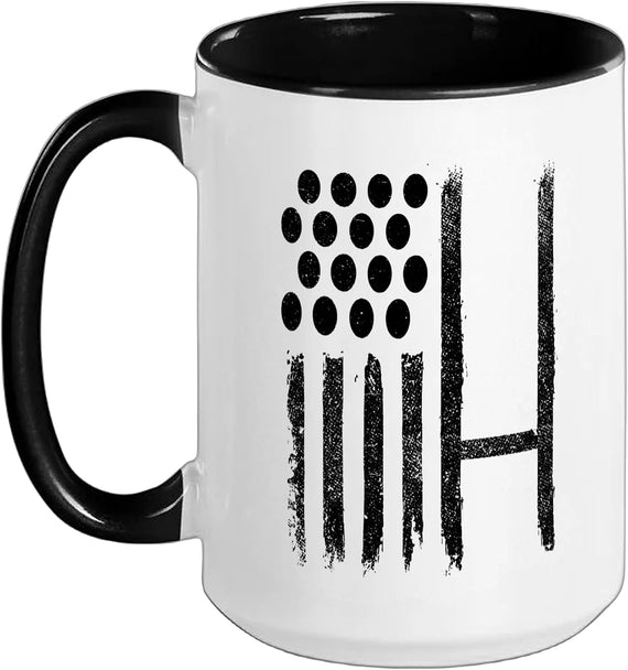 Rugby Fan Game Day Us Flag Ceramic Mug