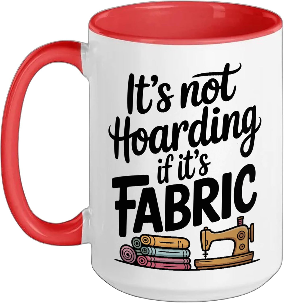 Sewing Machine Funny Sewer Quilting Quilter Crafting Ceramic Mug