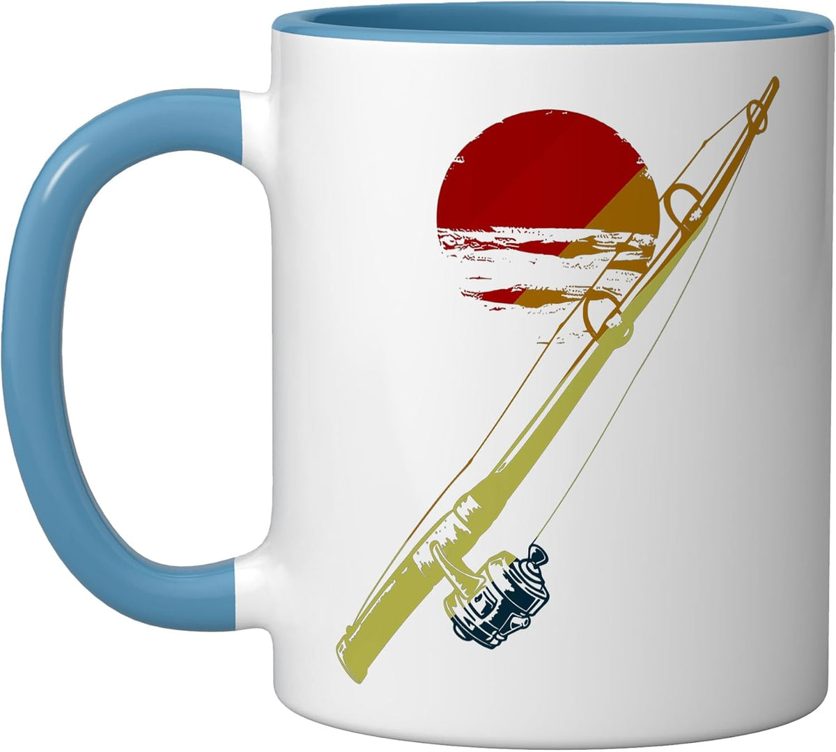 Fishing Retro Style Ceramic Mug