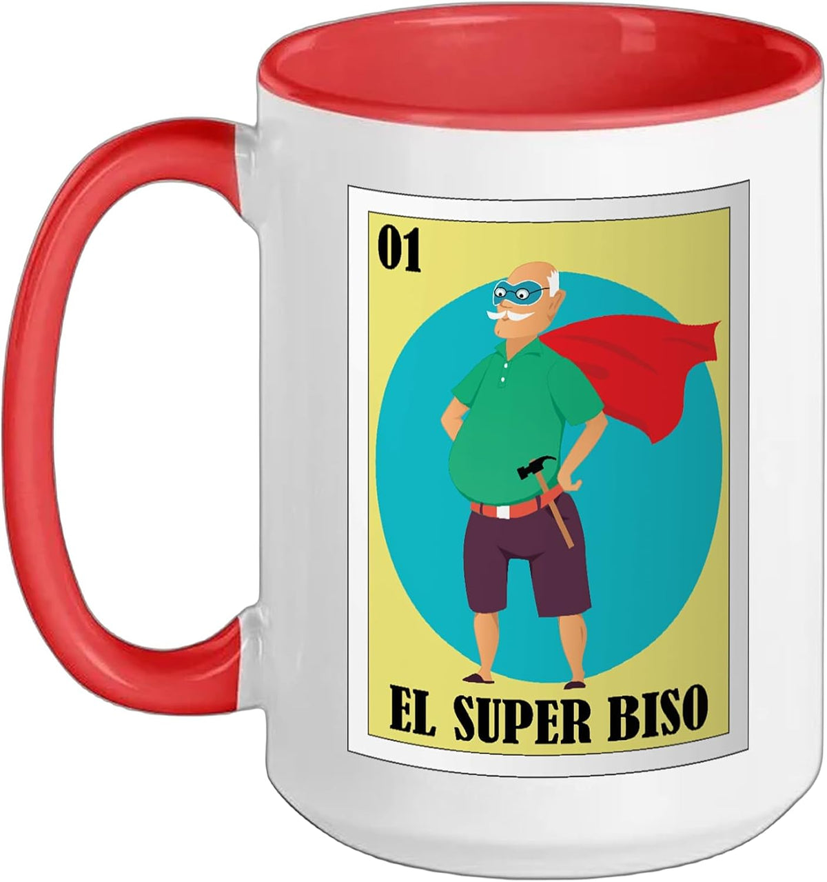 Funny Mexican Design For Great Grandpa - El Super Biso Ceramic Mug