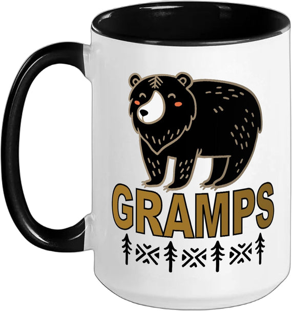 Gramps Bear Grandfather Appreciation Christmas Ceramic Mug