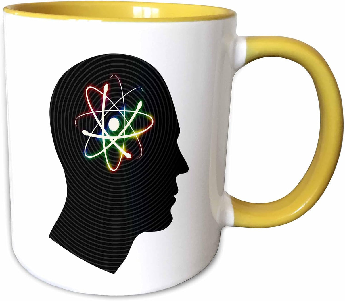 Think About Science Atom In Your Mind Ceramic Mug