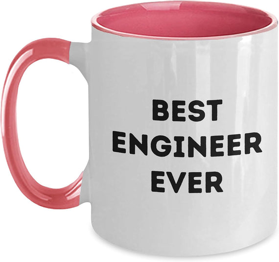 Best Engineer Ever Bold Quote Ceramic Mug