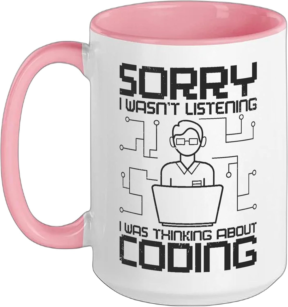 Programmer Coder Software Web Developer Coding Computer Ceramic Mug