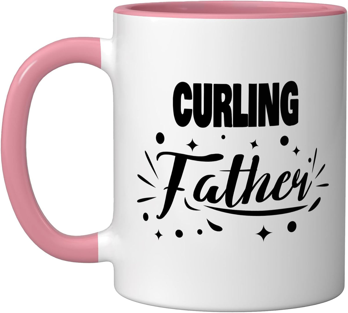Curling Father Curler Ceramic Mug