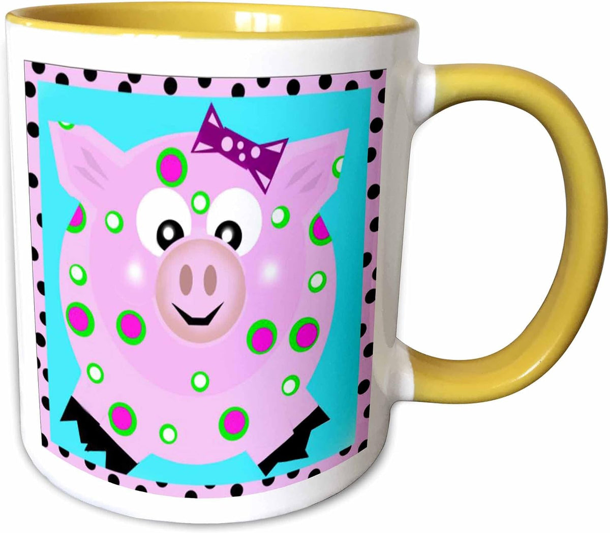 Speckled Pig Design Photo Ceramic Mug
