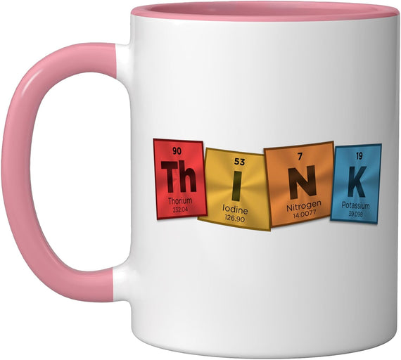 Think Periodic Table Of Elements Science 2 Ceramic Mug