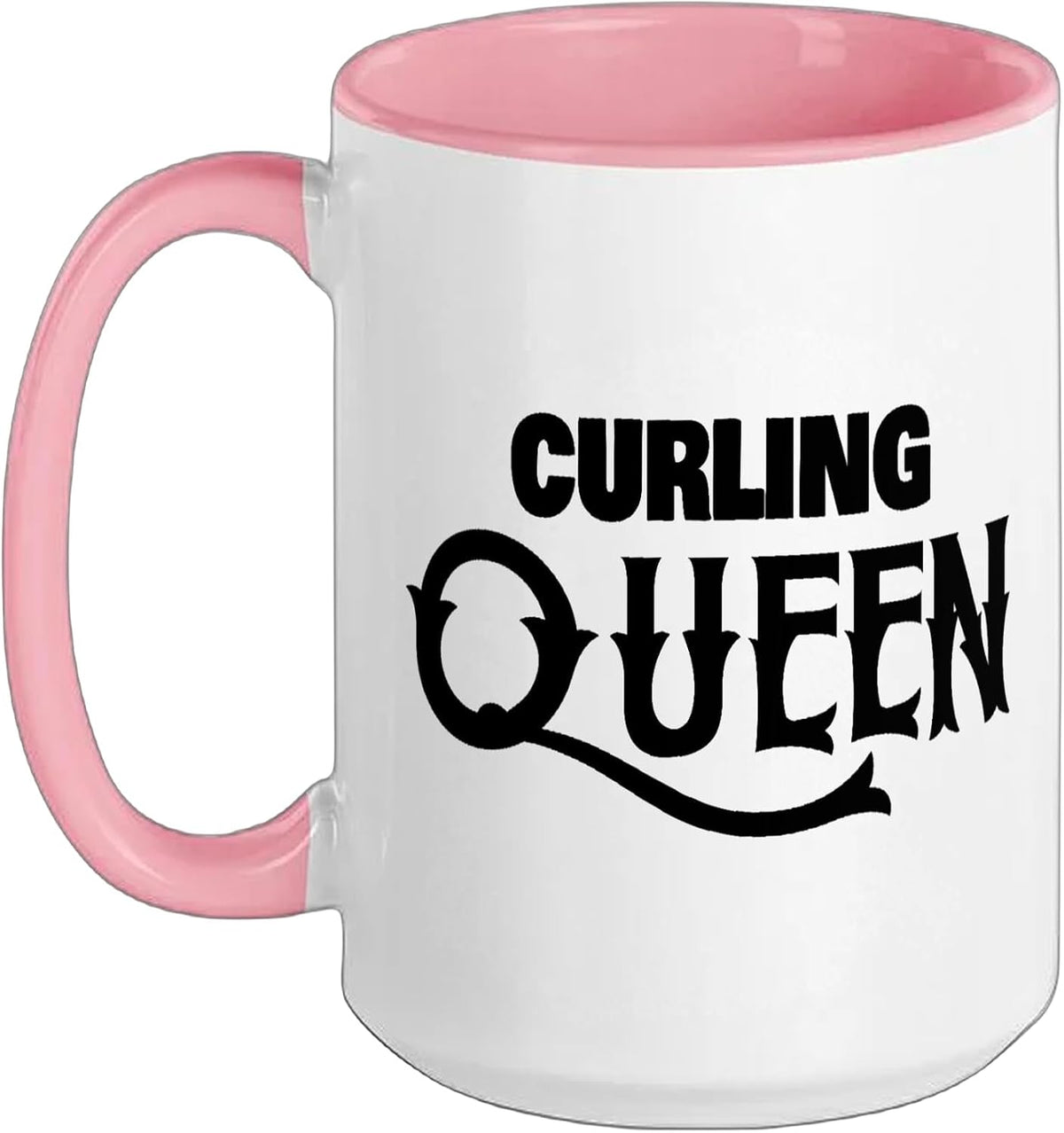 Curling Queen Ceramic Mug