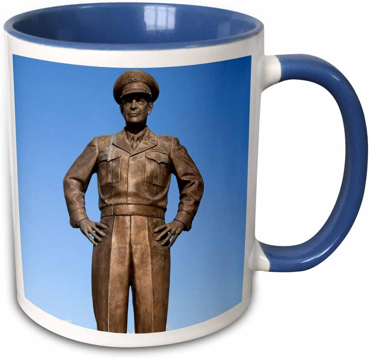Statue, Eisenhower Presidential Center Ceramic Mug