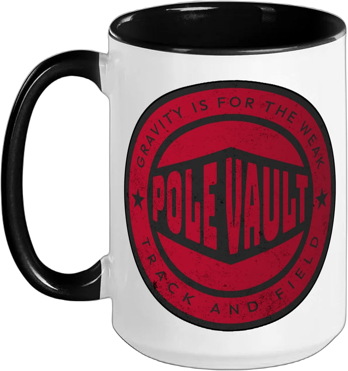 Pole Vault - Gravity Is For The Weak Ceramic Mug