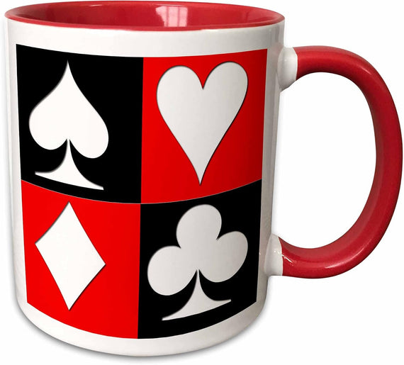 Poker. Four Of A Kind. Aces. Popular Image Ceramic Mug