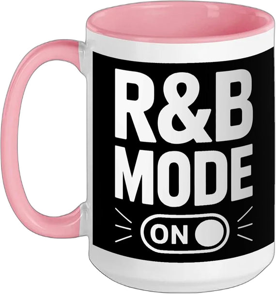 R&B Mode On Funny Soul Singer Karaoke Music Lover Ceramic Mug