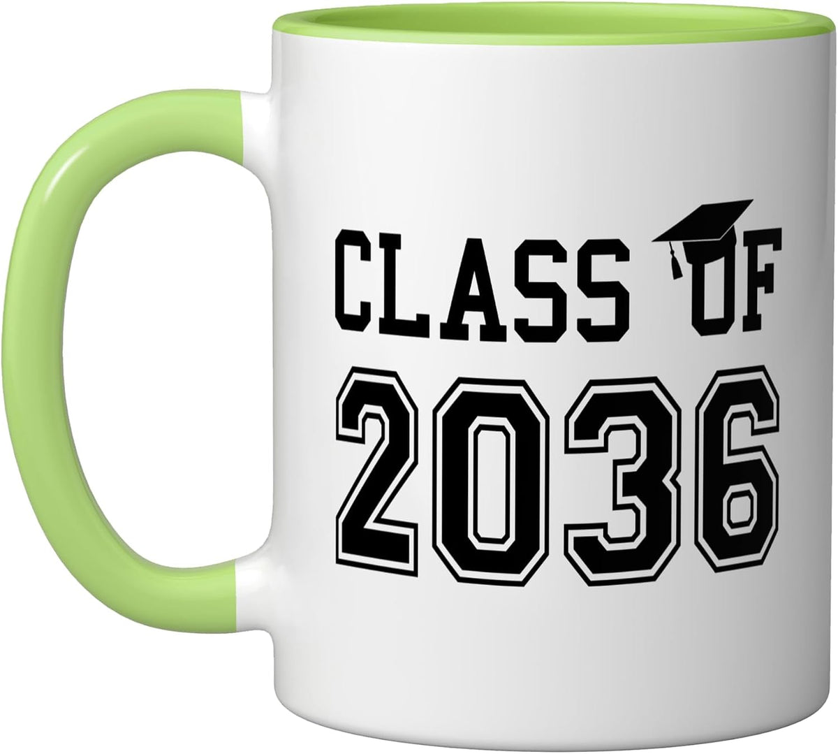 Class Of 2036 Senior Graduation School Graduate Class Year Ceramic Mug