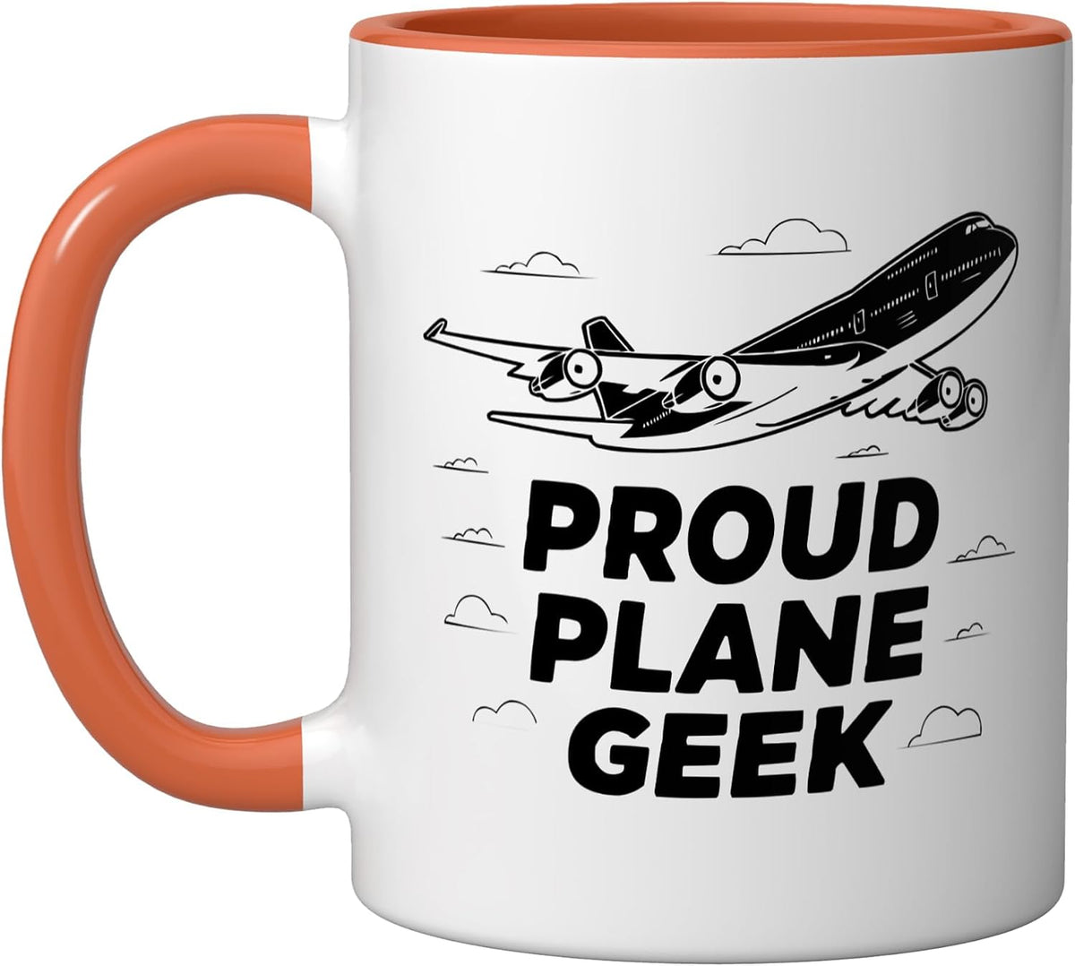 Proud Plane Geek Aviation Ceramic Mug