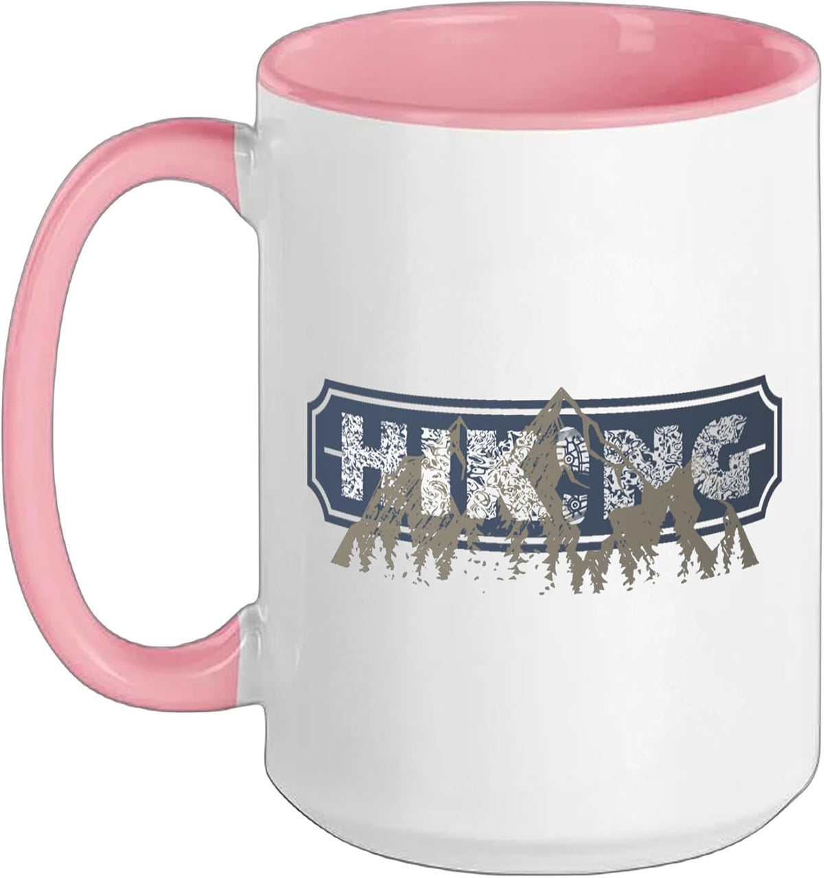 Hiking Mountains Trails Explorer Nature Graphic Ceramic Mug
