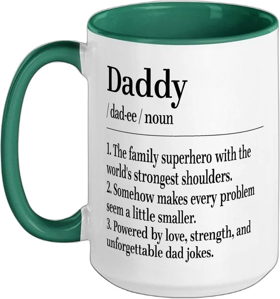 Daddy Definition Funny Father's Day Christmas Ceramic Mug