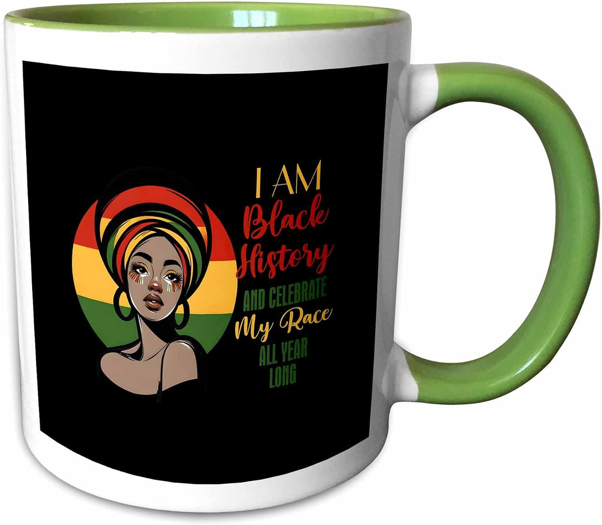 I Am Black History & Celebrate Ceramic Mug