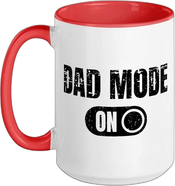 Dad Mode On Funny Switch Design For Active Fathers Halloween Mug