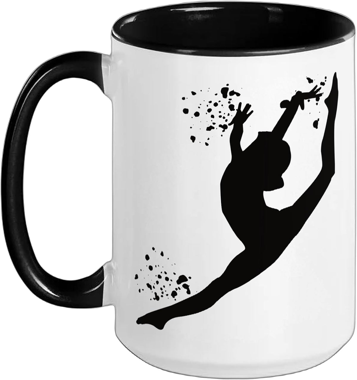 Gymnast With Floor Girls Kids Rhythmic Gymnastics Ceramic Mug