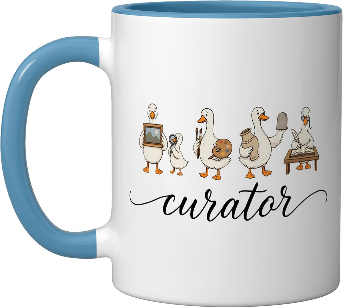 Curator Art Gallery Exhibition Curation Curate Curators Ceramic Mug