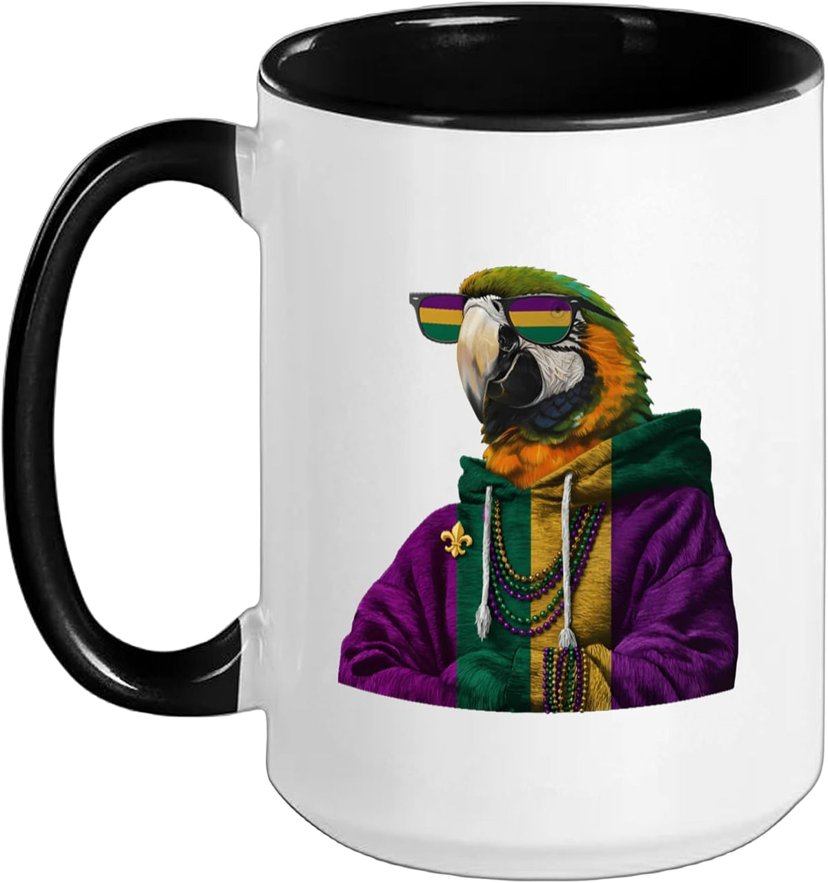 Mardi Gras Carnival Costume New Orleans Ceramic Mug