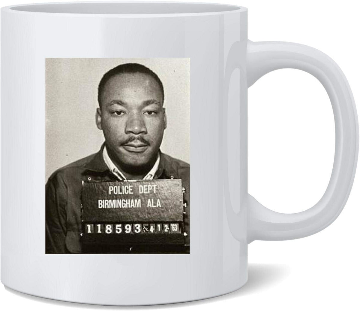 Poster Foundry Dr Martin Luther King Jr Mugshot Civil Ceramic Mug