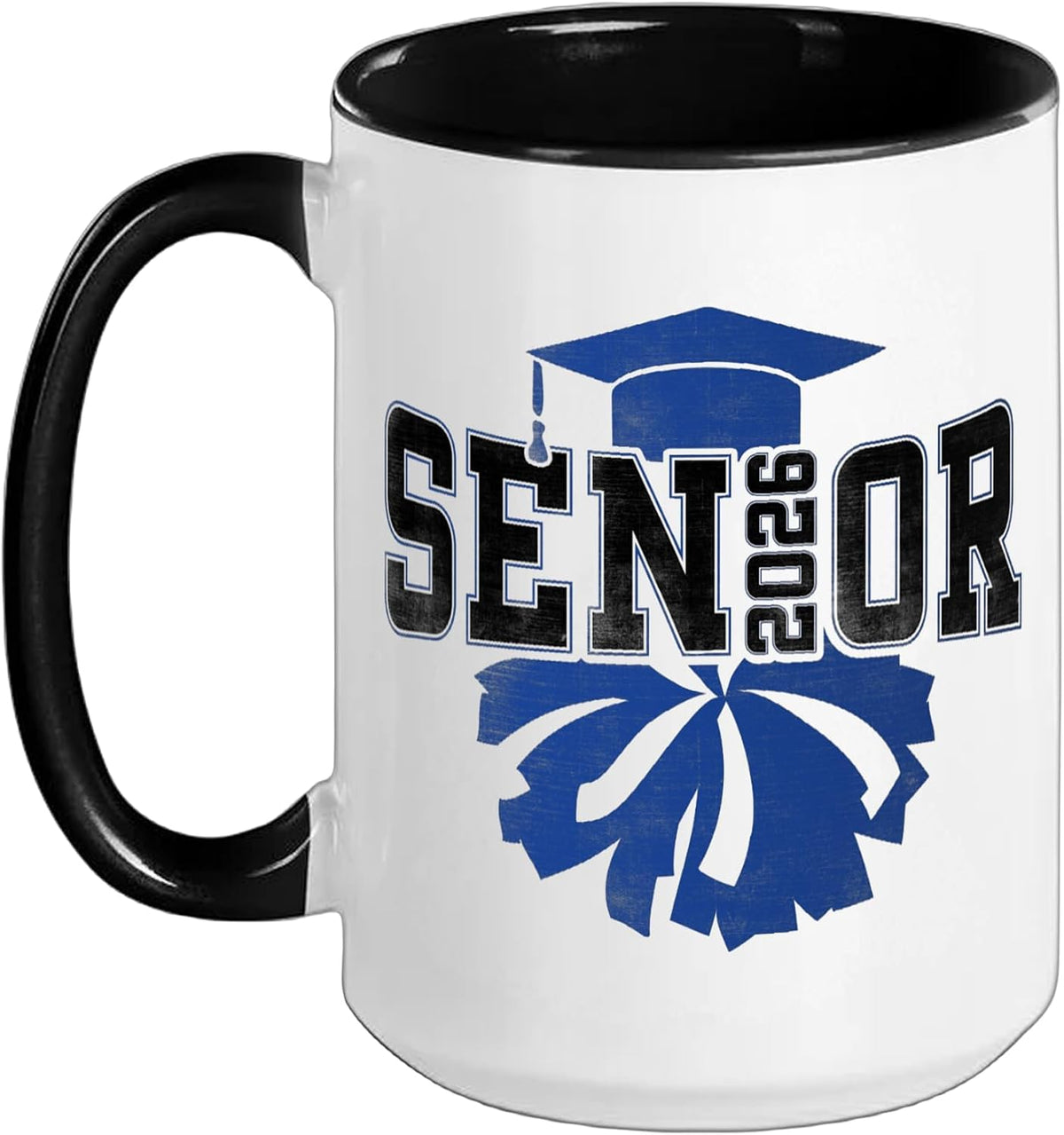Senior Class Of 2026 Cheer Cheerleader Graduation Senior Ceramic Mug