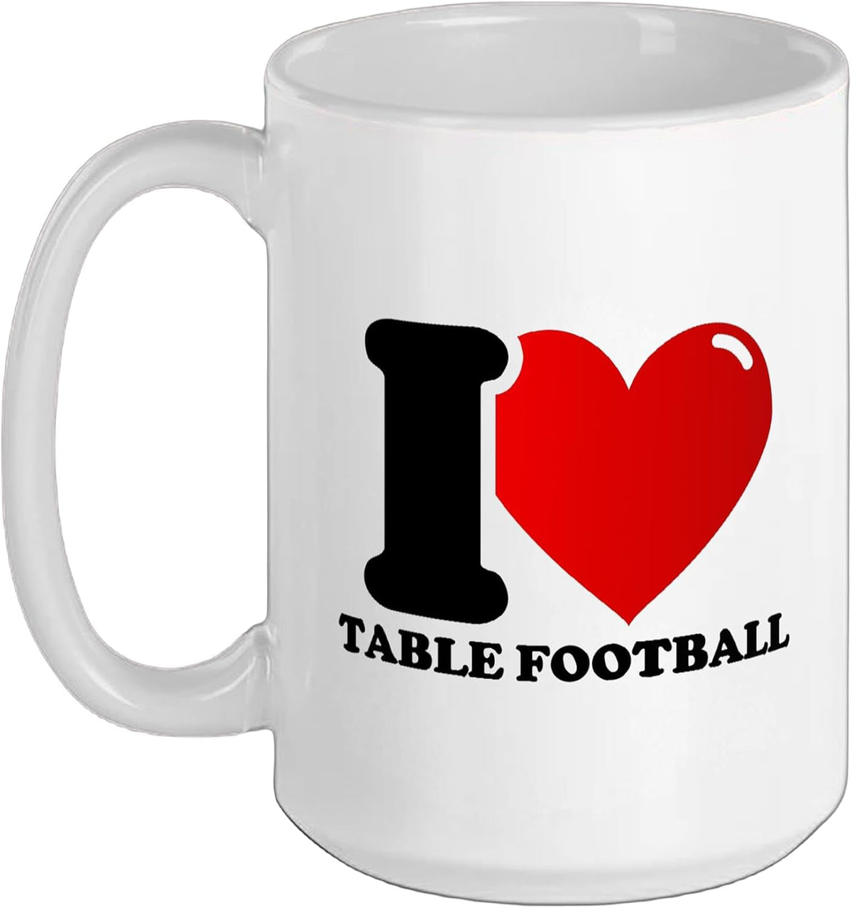 I Love Table Football Ceramic Mug