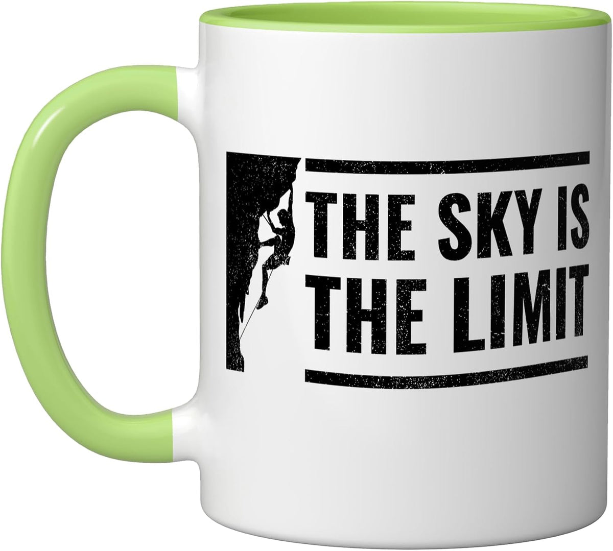 Rock Climbing The Sky Is The Limit Ceramic Mug