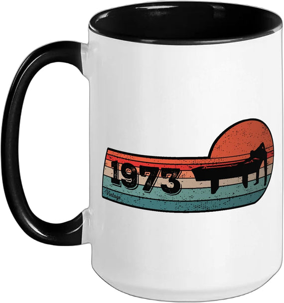 Billiards Snooker-Gamer Vintage 1973 Birthday Ceramic Mug