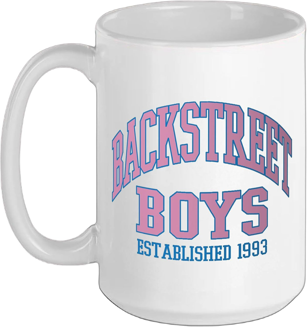 Backstreet Boys Collegiate Est. 1993 Ceramic Mug