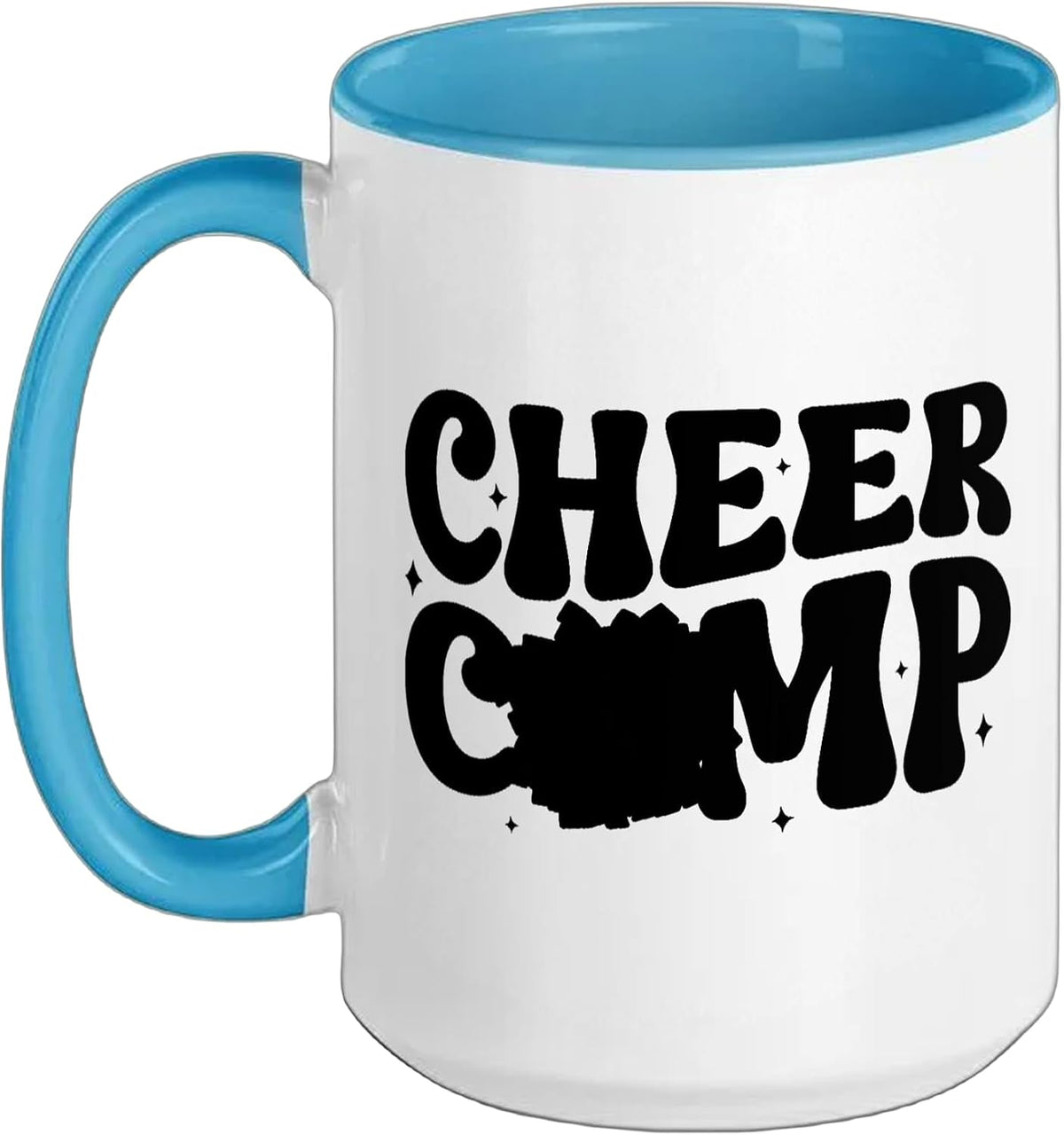 Groovy Cheer Comp Day Cheerleading Competition Day Ceramic Mug