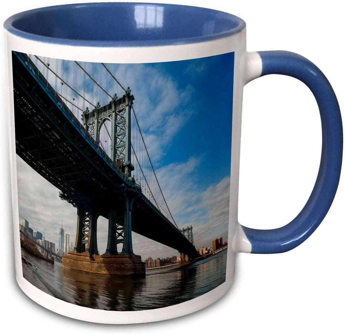 Manhattan Bridge, New York City, Usa Ceramic Mug