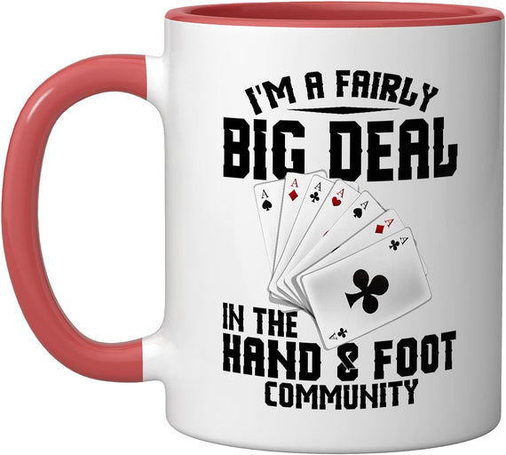 Hand Foot Card Game Set King Card Game Set Hand And Foot Ceramic Mug