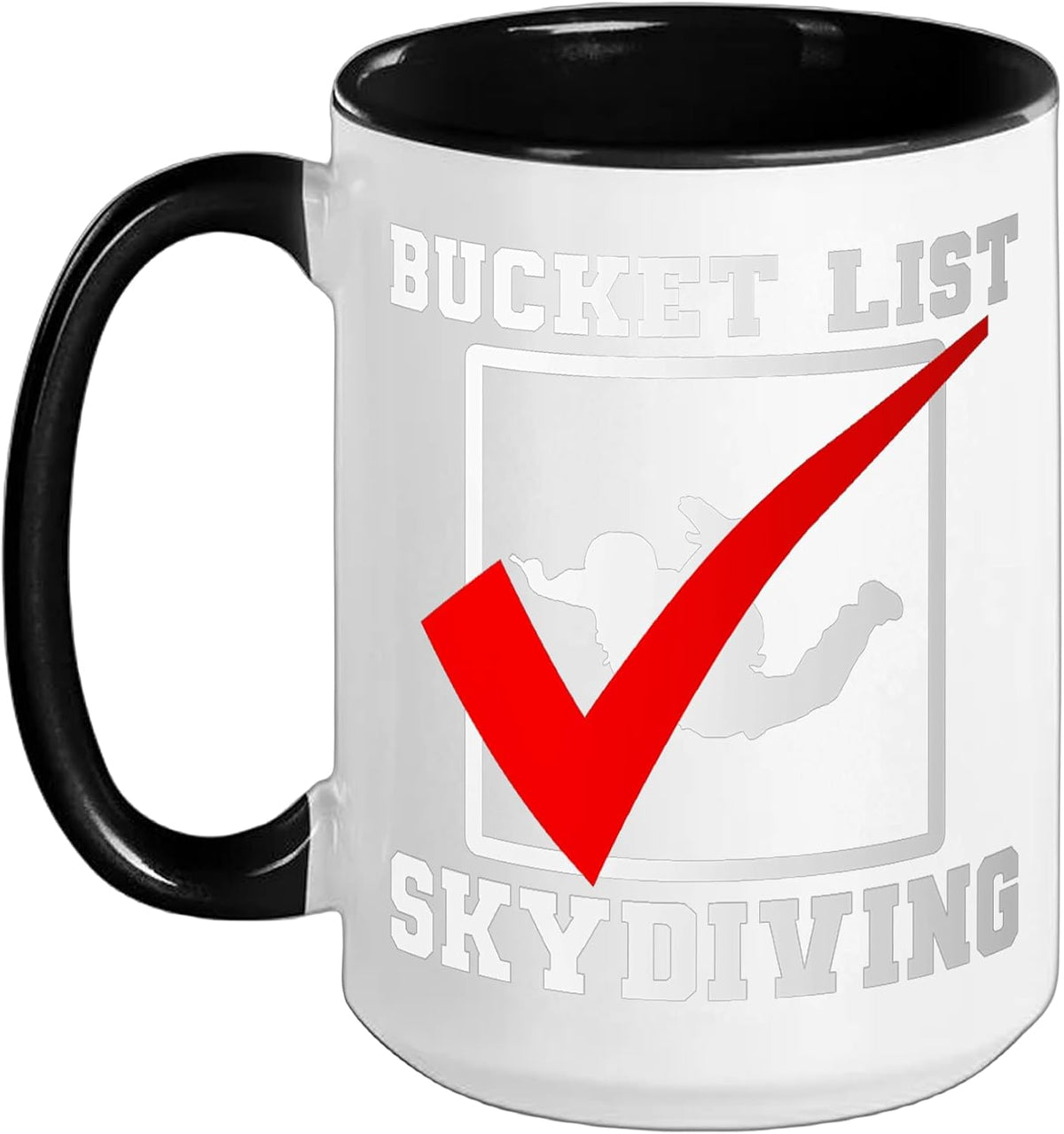 Funny Bucket - Skydiving Ceramic Mug