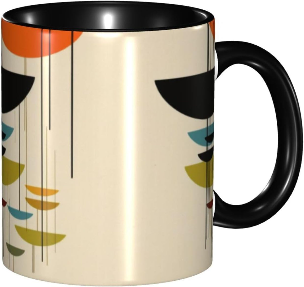 Mid Century Modern Prints Variou. S Colour Options Ceramic Ceramic Mug