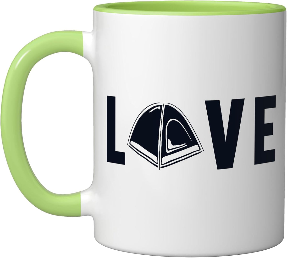 Love Backpacking Campgrounds Glamping Camper Camping Ceramic Mug