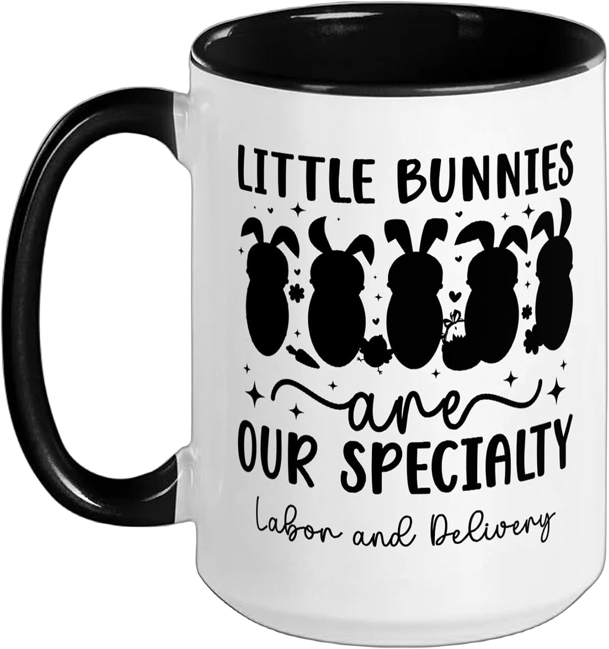 Easter Bunny Labor And Delivery Nurse Easter Day L&D Nurse Ceramic Mug